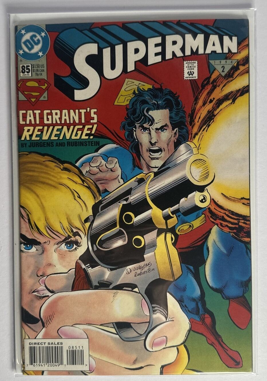 Superman Jan 1994 Cat Grant's Revenge Comic Book DC Comics 85